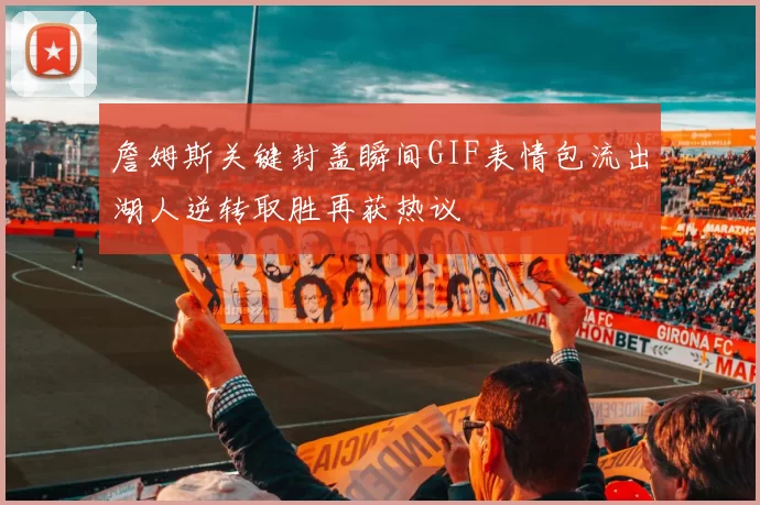 詹姆斯关键封盖瞬间GIF表情包流出湖人逆转取胜再获热议