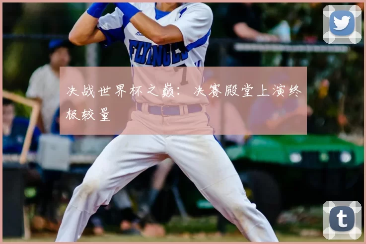 决战世界杯之巅:决赛殿堂上演终极较量