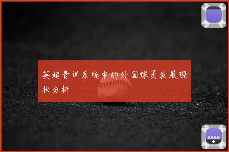 英超青训系统中的外国球员发展现状分析